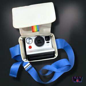 Polaroid Now Instant Camera – White – Excellent Condition! Used Twice